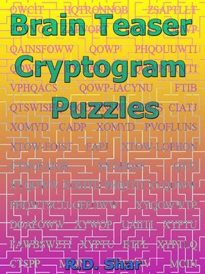 cover image of Brain Teaser Cryptogram Puzzles